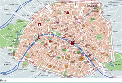 Infos Sur Carte De La Ville De Paris Arts Et Voyages