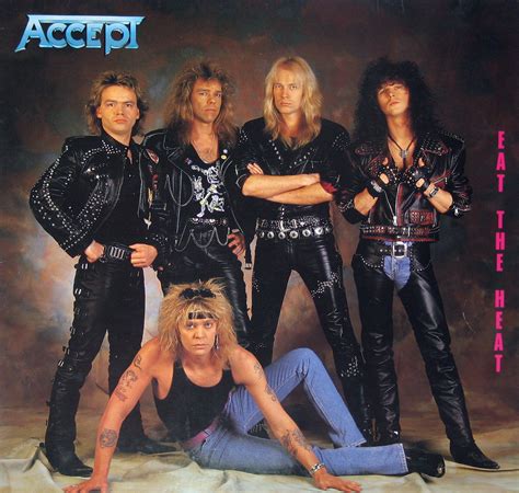 Accept Eat The Heat 12 Vinyl Lp Photo Gallery With Artist Band