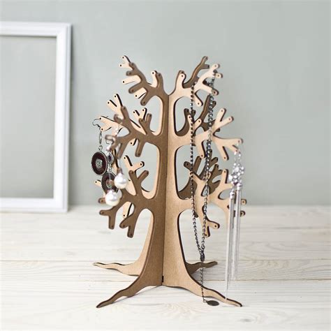 Eco Tree Jewellery Stand By Wooden Toy Gallery