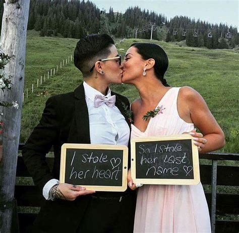 Pin On Butch Femme Lesbian Wedding Photographs
