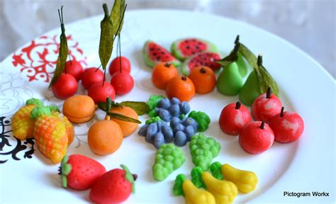 Fruit Platter Made Of Fondant From Iris Cakes And Candies Fruit