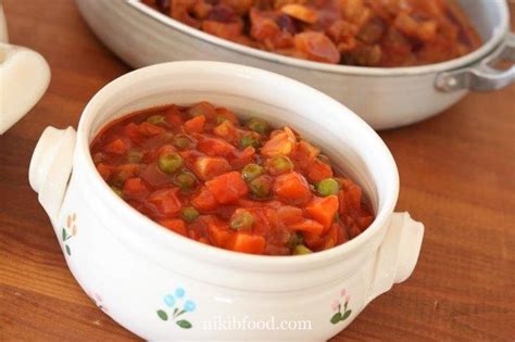 Peas And Carrots In Tomato Sauce This Is A Classic