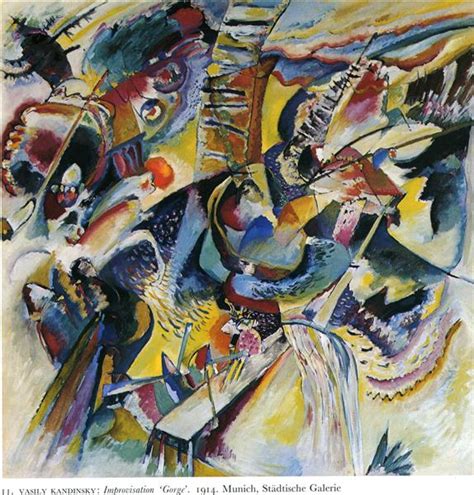 Improvisation Gorge 1914 Wassily Kandinsky