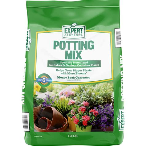 Expert Gardener Potting Mix Potting Soil 8 Quart
