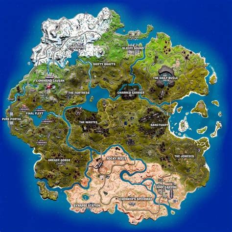 Fortnite Chapter 3 Season 3 Concept Map Perfectly Reimagines The