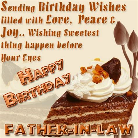 On their birthdays, it's only fair that we appreciate them for the many things they do for us. Birthday Wishes For Father In Law - Birthday Images, Pictures
