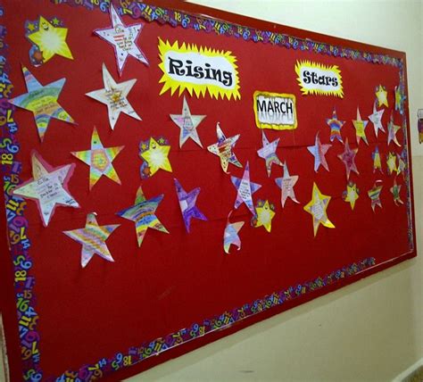 Rising Stars Bulletin Board Winter Bulletin Boards Star