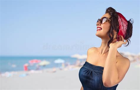 Woman With Sunglasses Stock Photo Image Of Posing Elegance