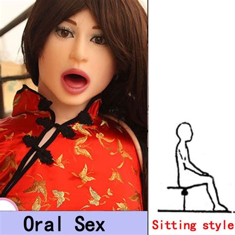 Inflatable Dolls Silicone Sit Stand Style Breast Oral Vaginal Blowjob