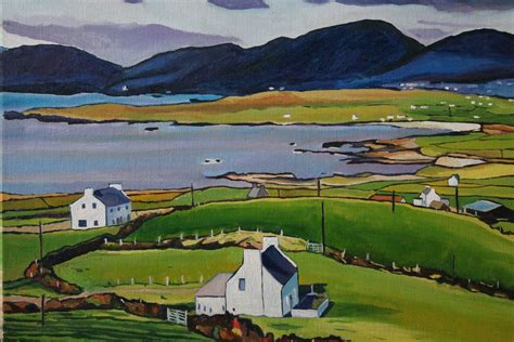 Dingle Peninsula 2012 Oil Painting By Emma Cownie Landscape Art