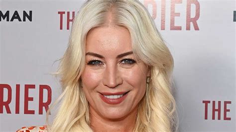 denise van outen turns up the heat in risqué red dress as she parties with eva longoria hello