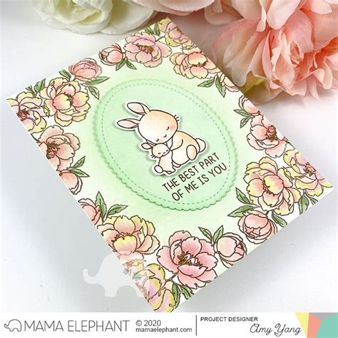 handcrafted cards made with love me stamp highlight corner flowers mama elephant stamps