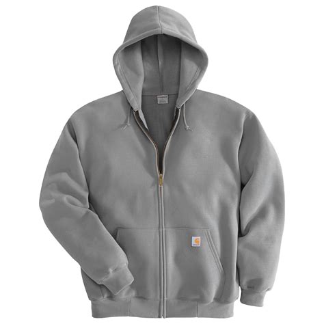 Carhartt Mens Hooded Zip Front Sweatshirt — Big Style