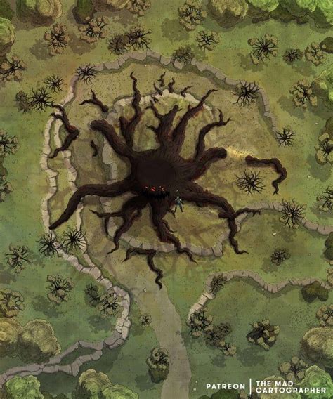 The Gulthias Tree Battlemaps Fantasy Map Fantasy City Map Dnd