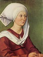 Artist: Dürer, Albrecht, Title: Porträt der Barbara Dürer, geb. Holper ...