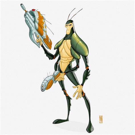 Just An Idea That Could Start A Series Of Humanoid Insects Cartoon