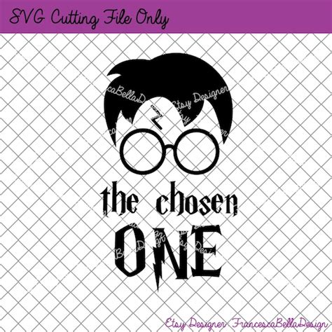 SVG File Chosen One Harry Potter Graphic First birthday | Etsy