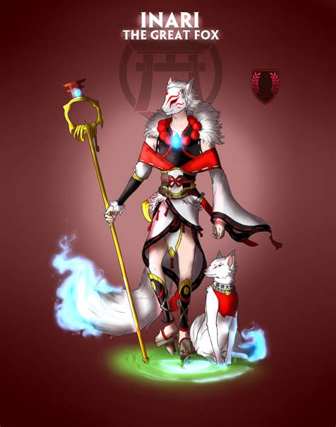 Smite Concept Inari The Great Fox By Kaiology On Deviantart