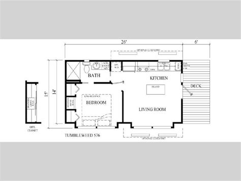 Tumbleweed Tiny House Floor Plan