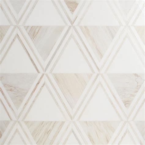 Ivy Hill Tile Ruit Beige 3 In X 043 In Polished Marble Mosaic Tile