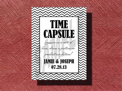 Unique Wedding Time Capsule Guest Book Wedding Time Capsule Etsy