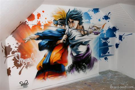 Graffiti Art Street Naruto Anime Wall Art Graffiti Graffiti