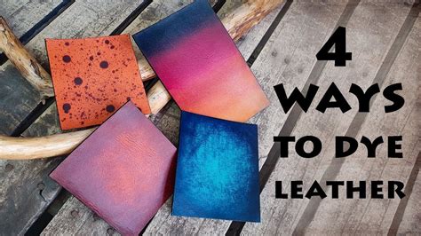 How To Dye Leather 4 Leather Dyeing Techniques Artofit