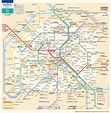 Plano del metro de Paris - Descubri París