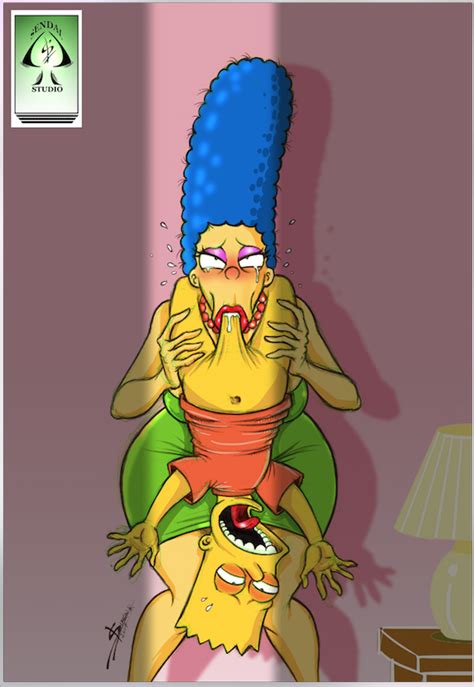 Marge Y Bart Color By Necronocimon Hentai Foundry