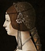 Bianca Maria Sforza by Ambrogio de Predis | Mode, Jahrhundert, Hermelin