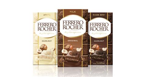 Ferrero Rocher Unveils Chocolate Bar Trio
