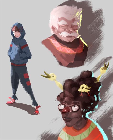 Quick Character Sketches By Ullbors On Deviantart