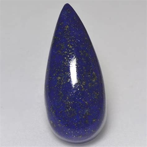 Blue Lapis Lazuli 16ct Pear From Afghanistan Gemstone