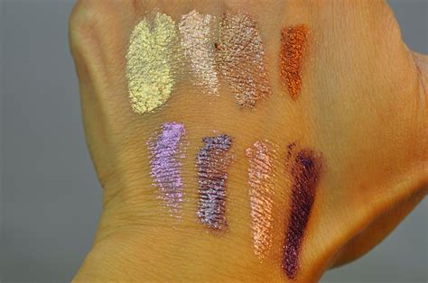 milani fierce foil eye shine swatches look review the shades of u