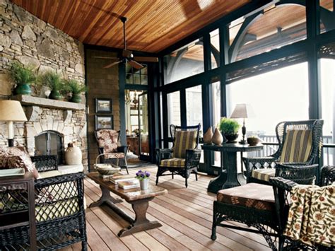 Simply style your enclosed patio into a hobby room. 11 Outdoor Patio Rooms To Consider - Homes Alternative