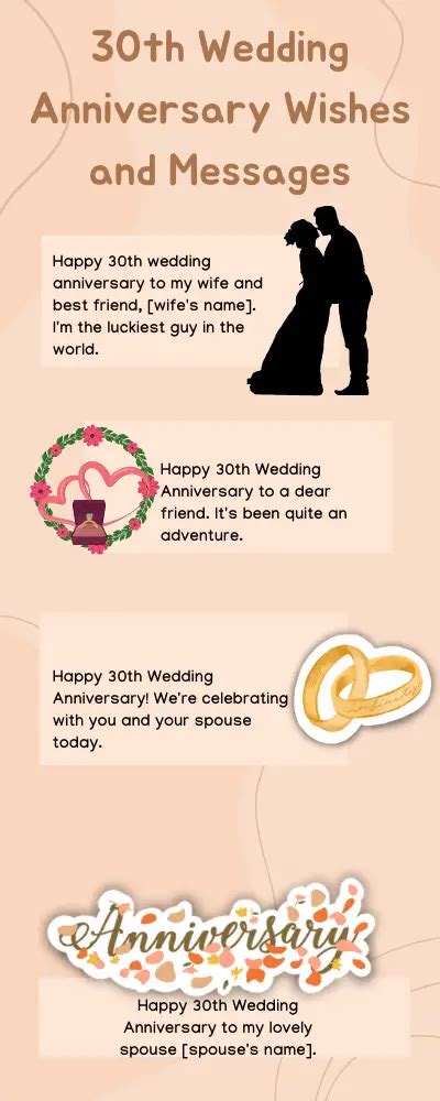 71 30th Wedding Anniversary Wishes And Messages Pearl Wedding Anniversary