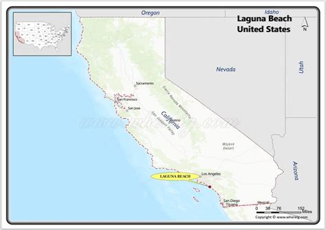 Where Is Laguna Beach California Location Map Travel Info Facts