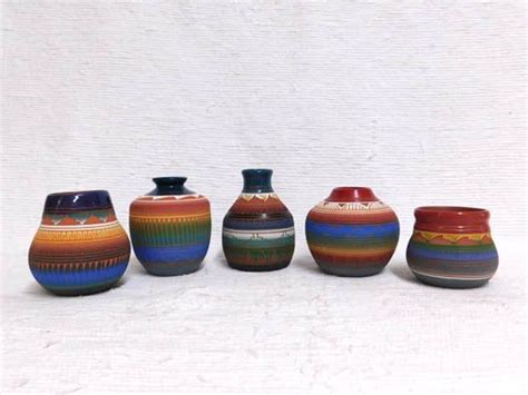 Antique Native American Pottery Navajo Southwest United States Town