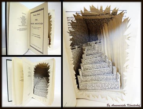 Book Carving Art Book Art Book Art Projects Folded Book Art