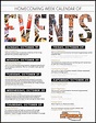 Calendar Of events Template in 2020 | Event schedule design, Events ...