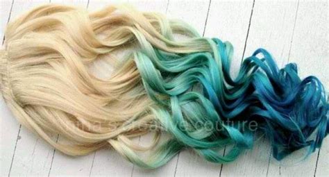 Mermaid Wig Blonde Ombre Ombre Hair Extensions Ombre Hair Blonde