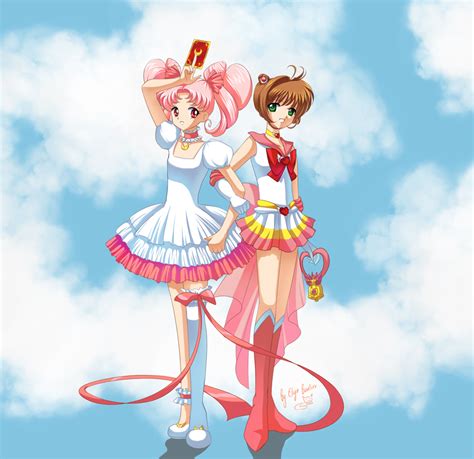 Todos Os Dias Estão Ocupados Crossover Sailor Moon E Sakura Card