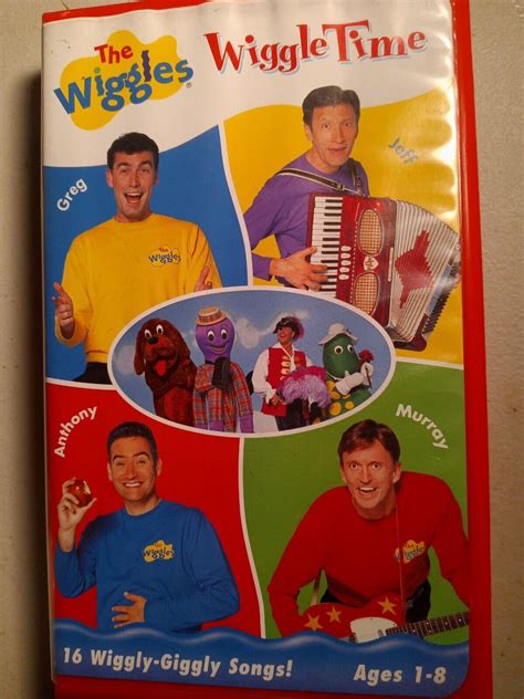 Wiggles The Wiggle Time Vhs Tape 1999 Clam Shell Ages 1 8 45986025012