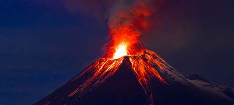 Erupción Volcánica De Alta Resolución Fondo De Pantalla De Volcán