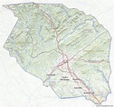 Map of Caldwell County, North Carolina - Địa Ốc Thông Thái