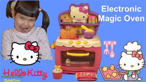 Hello Kitty Electronic Magic Oven -Hello Kitty toy video - YouTube