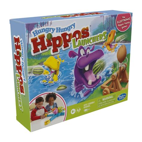 Hasbro Gamesقاذفات Hungry Hungry Hippos