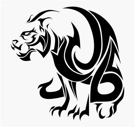 Tiger Tattoos Png Image Tiger Tribal Tattoo Png Transparent Png