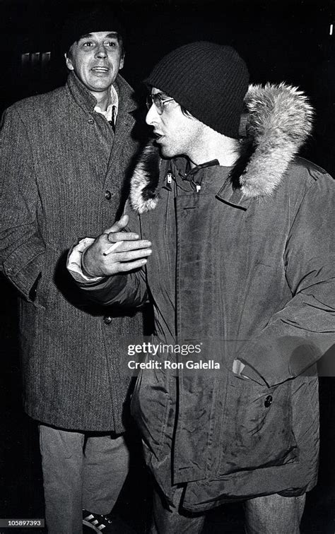 Al Pacino And Charlie Laughton During After Performance Of A Moon Of