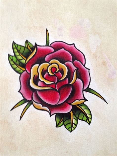 5 out of 5 stars. 46 best Traditional Rose Bud Tattoo images on Pinterest ...
